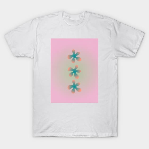 Pink Botanical Gradient T-Shirt by Colorable